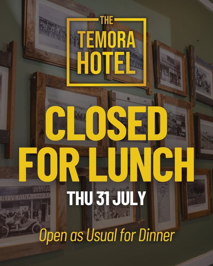 Featured image for “Temporary Closure for Lunch Service at Temora Hotel: Maintenance Announcement”