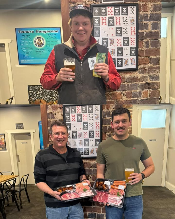 Featured image for “Big Wins and Fun Times at Temora Hotel: Joker Poker Jackpot and Meat Tray Raffle Winners!”