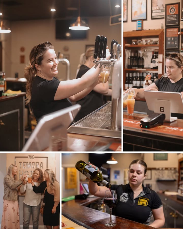 Featured image for “Spring Beverages and Bar Superstars at Temora Hotel”
