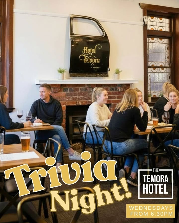 Featured image for “Trivia Night Wednesdays at Temora Hotel”