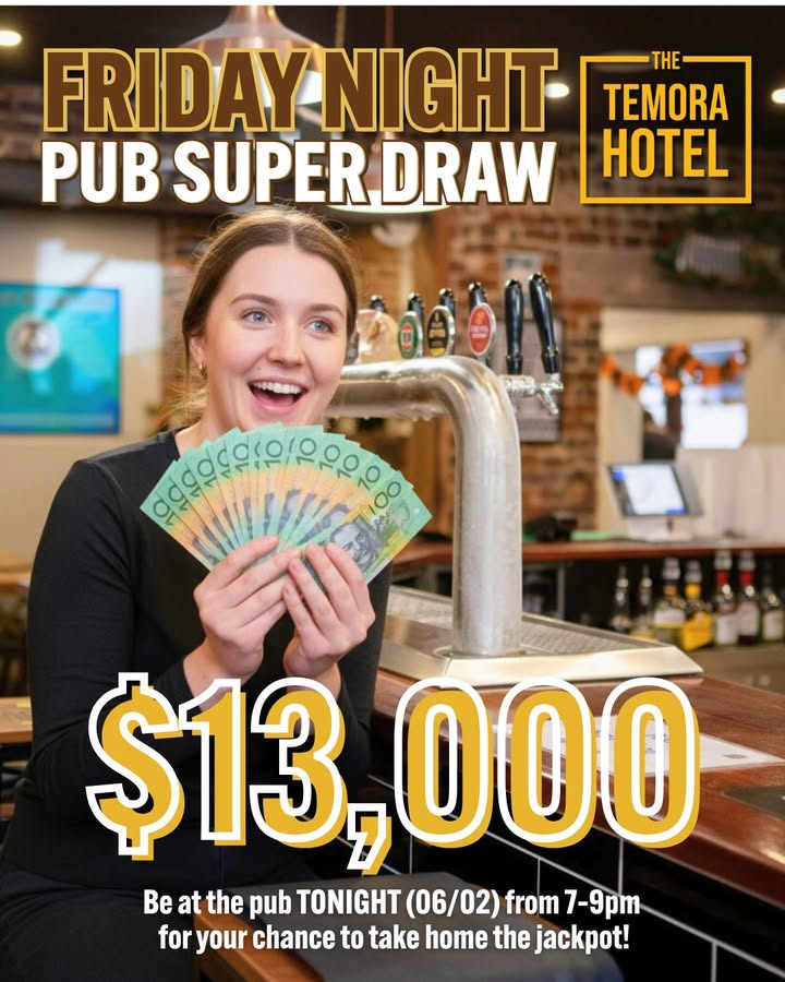 Featured image for “Win $13,000 Cash at Temora Hotel Tonight”