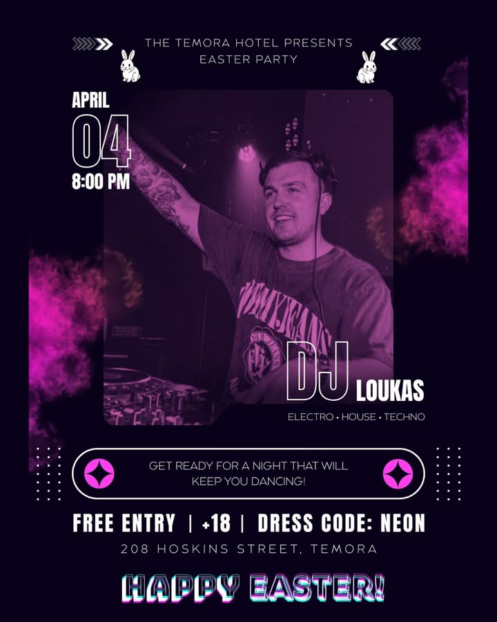 Featured image for “DJ Loukas Easter Party at Temora Hotel”