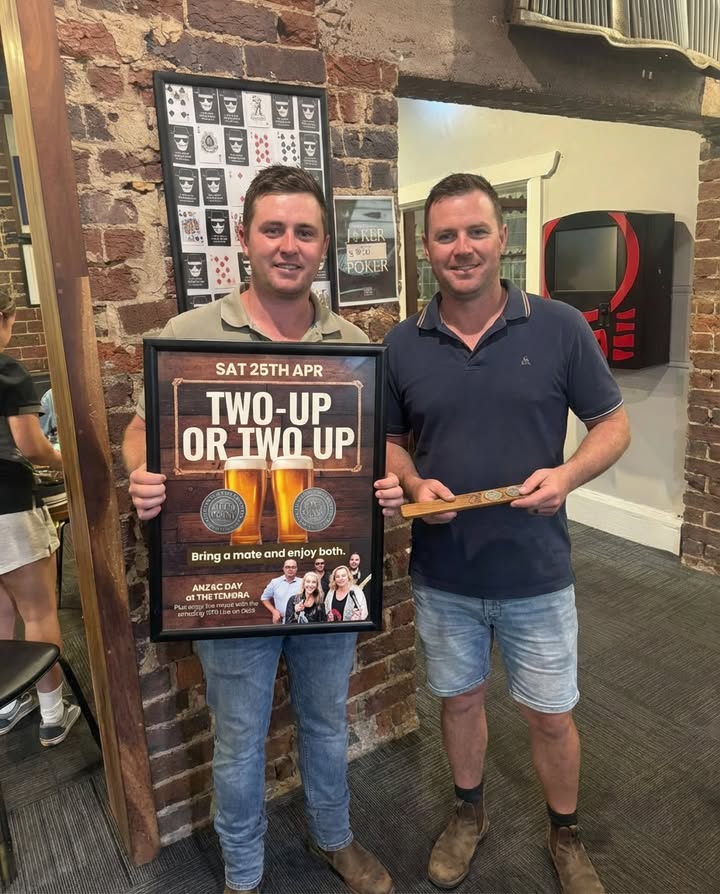 Featured image for “Anzac Day at The Temora – Two-Up and Live Music”