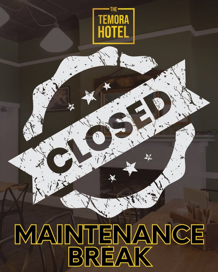 Featured image for “Temora Hotel Closed 31 August and 1 September for Maintenance”